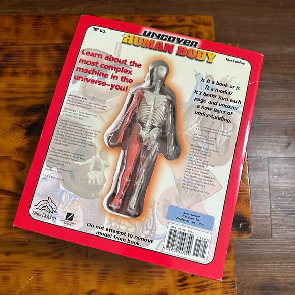 Vintage 2002 Uncover HUMAN BODY 3-D Anatomy Hardcover Book - Picture 11 of 12